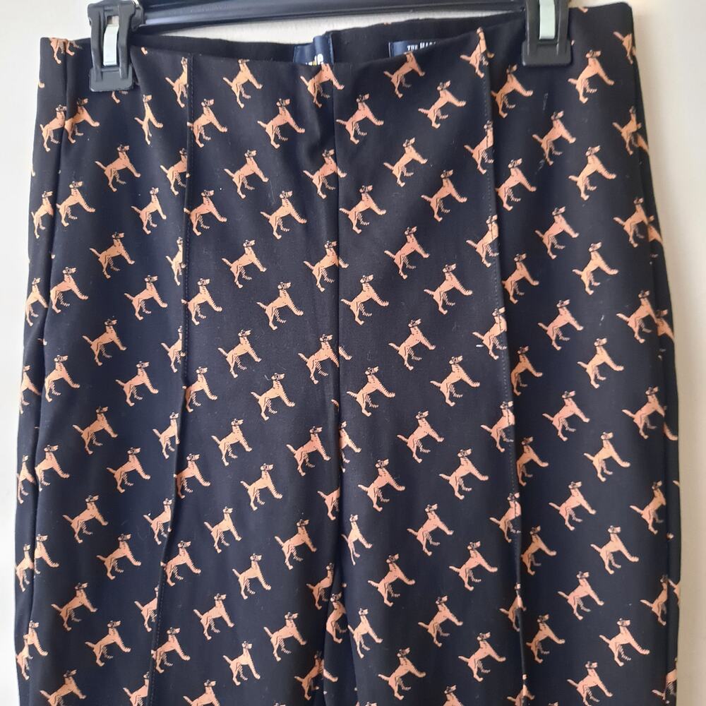 Maeve Black Pants with Tan Motif Boot Cut - Picture 8 of 12